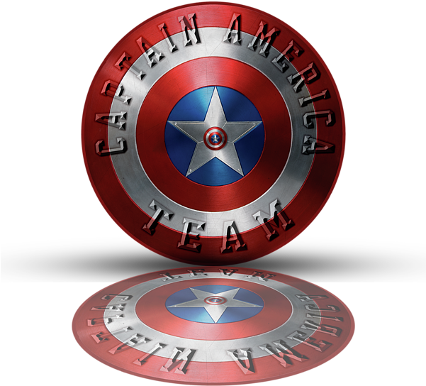 Click And Drag To Re-position The Image, If Desired - Marvel Captain America Nurses Fob Watch [87715706] (600x600), Png Download