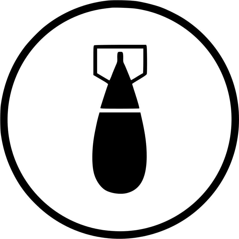 Missile Missles Rocket War Weapon Png Icon - Nuclear War Icon (981x982), Png Download