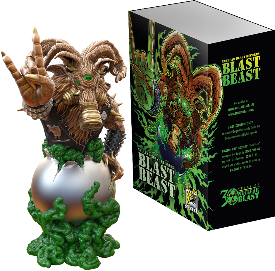 Nuclear Blast America - Blast Beast Nuclear Blast (994x994), Png Download