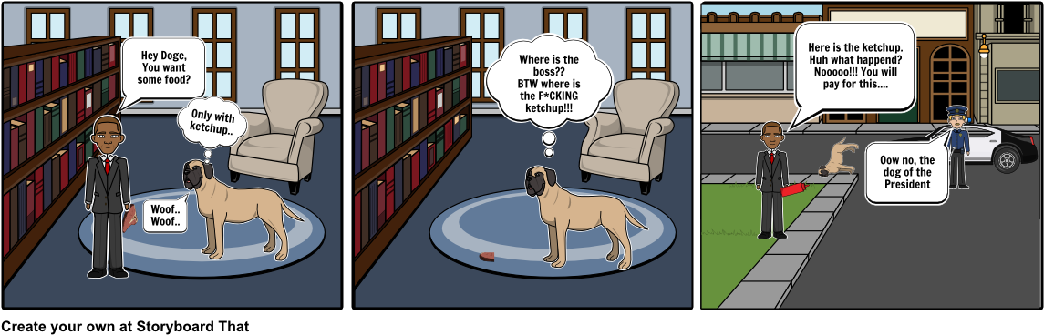 President Dog - Dog (1164x385), Png Download