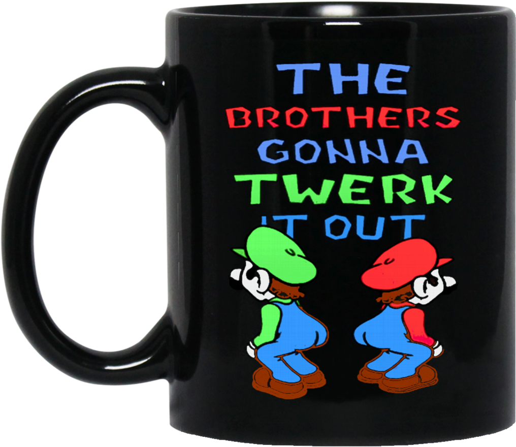Dance Mario Twerk Mug The Brothers Gonna Twerk It Out (1024x1024), Png Download