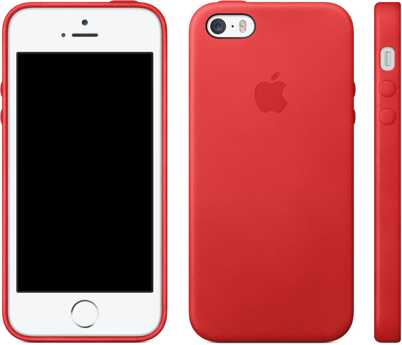S Product Red Case Technology Pinterest - Iphone Se Apple Leather Case Black (1606x1200), Png Download