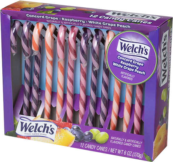 Welch's Candy Canes - Frankford Candy Cane (657x600), Png Download