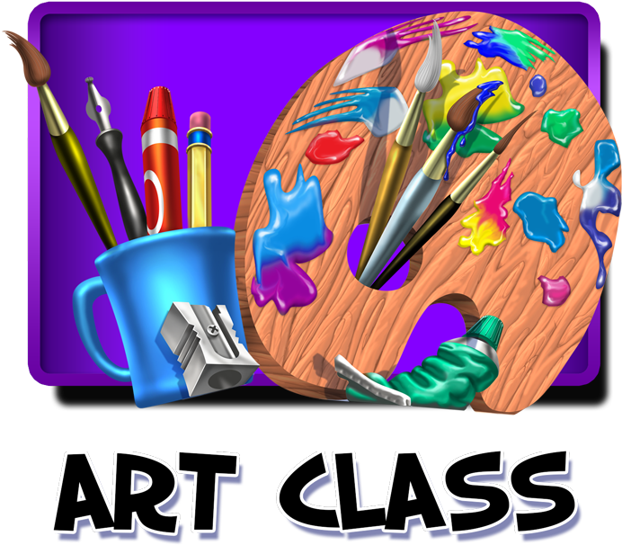 Term Art Classes Neram - Art Class Clip Art Free (750x638), Png Download