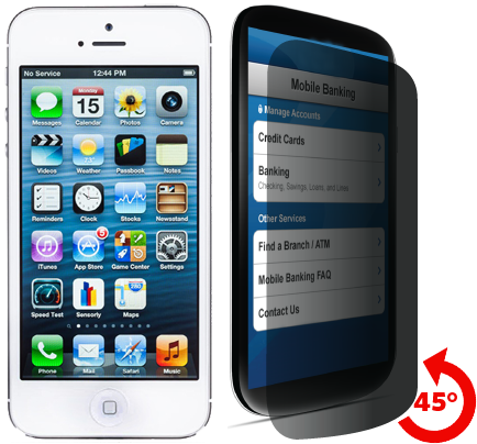Iphone 5/5c/5s Privacy Tempered Glass By Cellhelmet - Cover Iphone 5s Leeds (600x403), Png Download