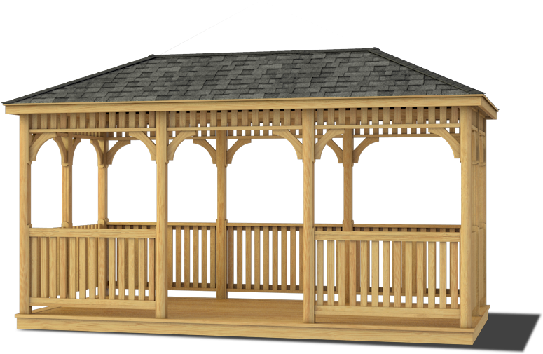 Dodecagon Thumbnail - Gazebo (853x531), Png Download