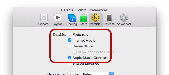 Disabling "show Apple Music" In Itunes And Using Parental - Parent (656x290), Png Download