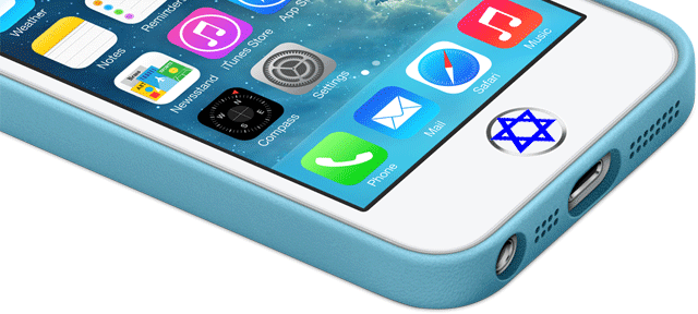 Jewish Iphone 5s - Jewish Iphone (640x288), Png Download