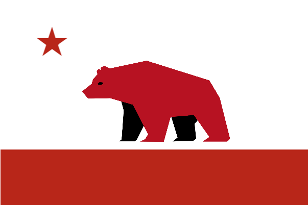 Redesignsmy Crack At A California State Flag Redesign - American Black Bear (1079x575), Png Download