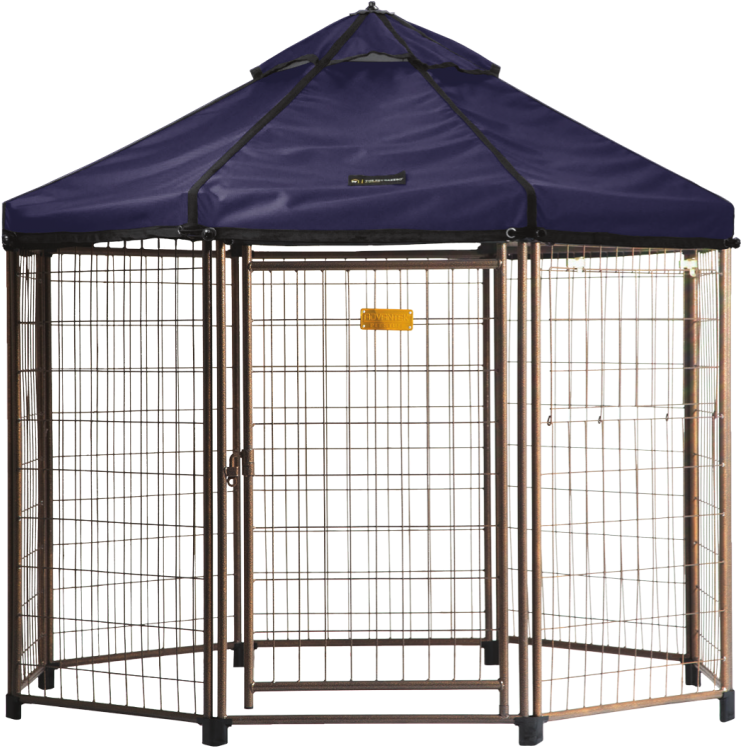 Pet Gazebo® Designer Market Canopy - Advantek Advantek Select Pet Gazebo Colour: Desert (800x807), Png Download