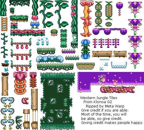 Western Jungle Tiles And Objects - Jungle Tile Sprite (500x450), Png Download