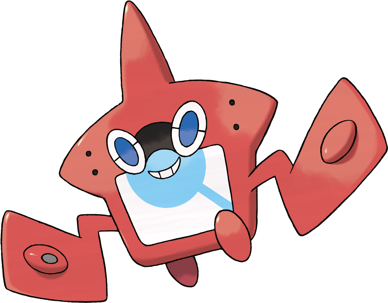 Top 5 Pokédex Entries From Pokémon Sun And Moon Png - Rotom Pokedex (900x900), Png Download