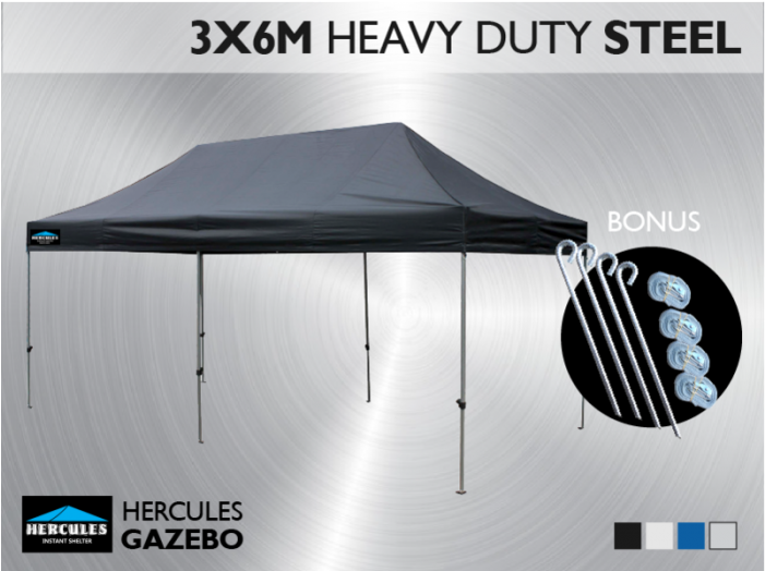 Gazebo Series 30 3x6m - Wall (700x850), Png Download