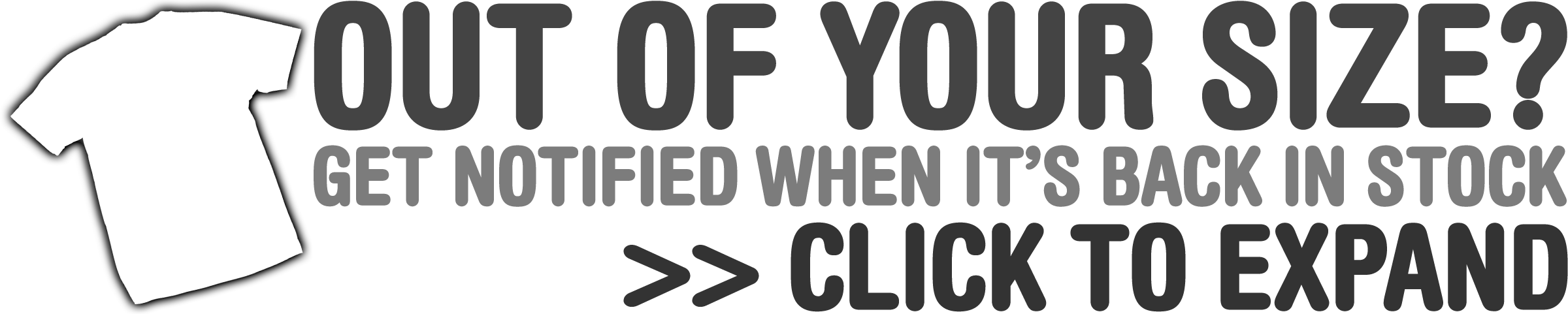 Select A Size - Black-and-white (2400x481), Png Download