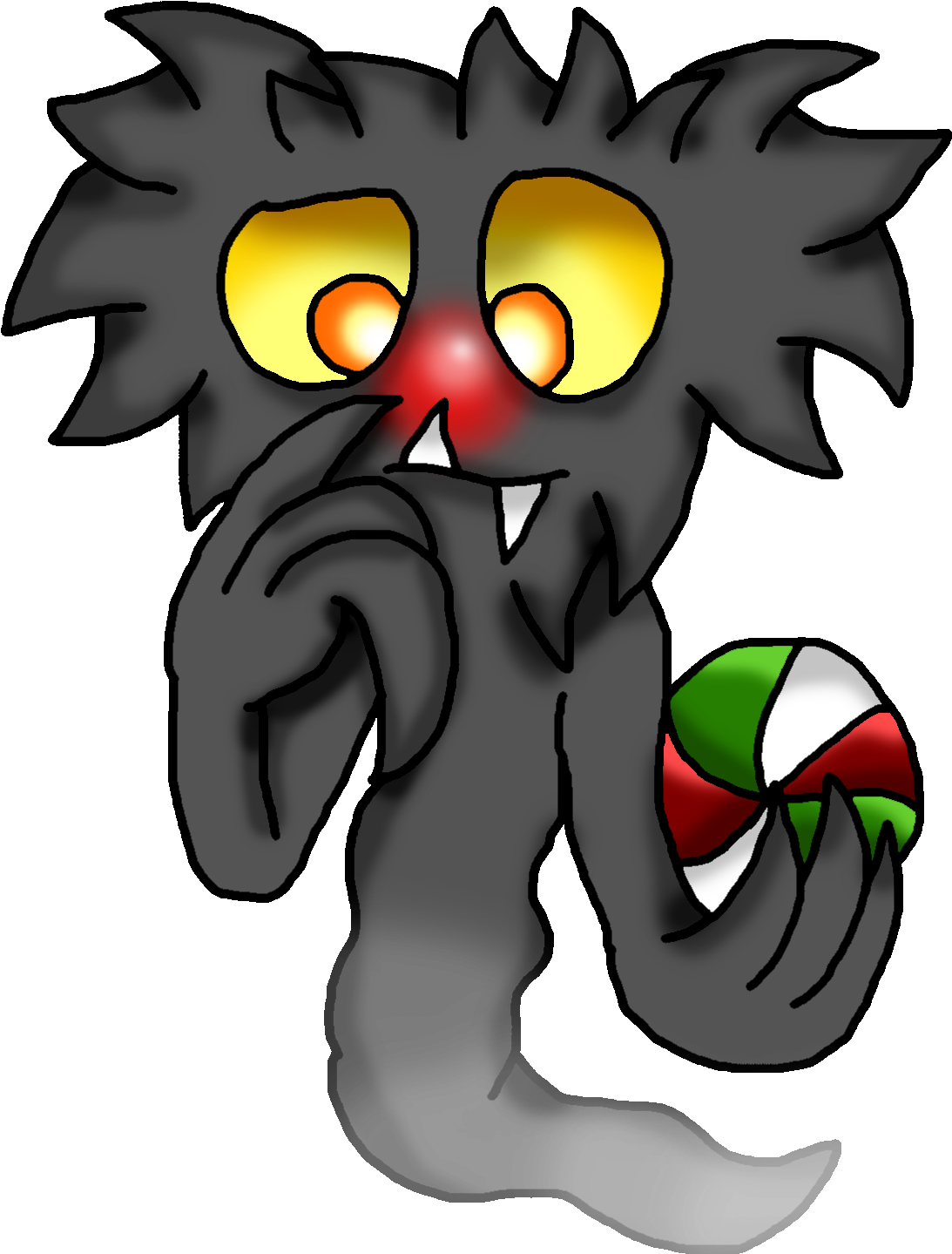 Red Nose Boop - Cartoon (1322x1637), Png Download