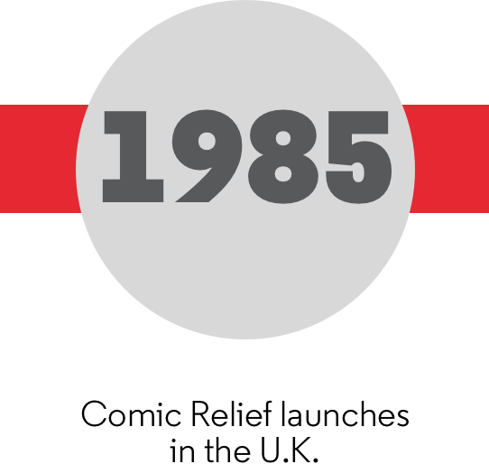 The Movement Continues To Grow With Every Fundraiser - Red Nose Day 2018 (542x514), Png Download