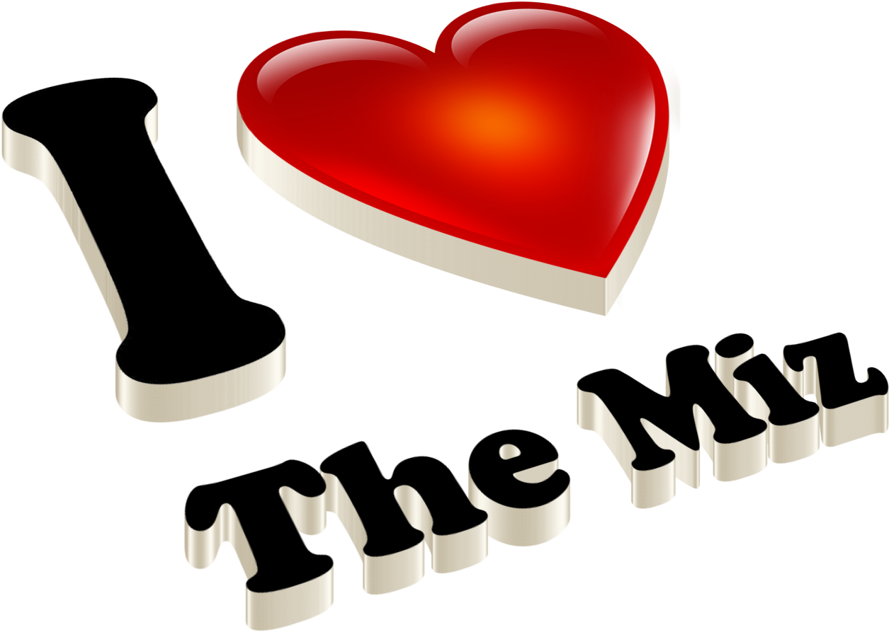 The Miz Heart Name Transparent Png - Sami Name (1460x1028), Png Download