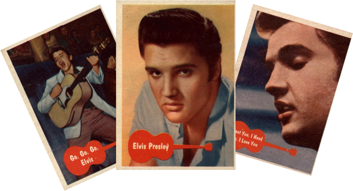 1956 Topps / Bubbles Inc Elvis Presley - 1956 Topps / Bubbles Inc #1 Go Elvis Psa 6 - Ex/mt (1272x720), Png Download