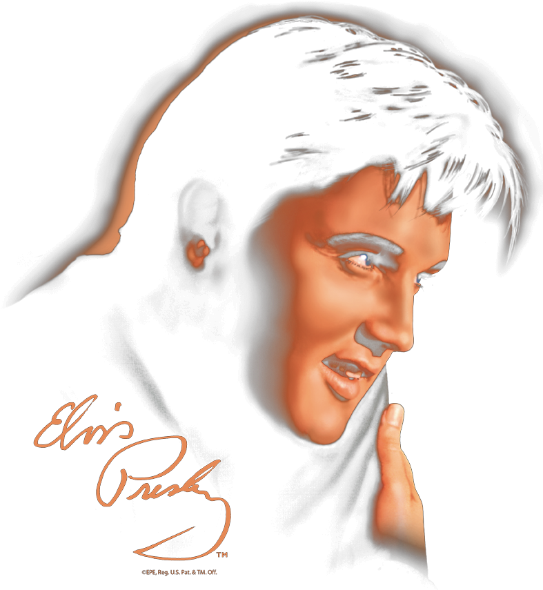 Elvis Presley Warm Portrait Juniors T-shirt - Elvis Presley (792x870), Png Download