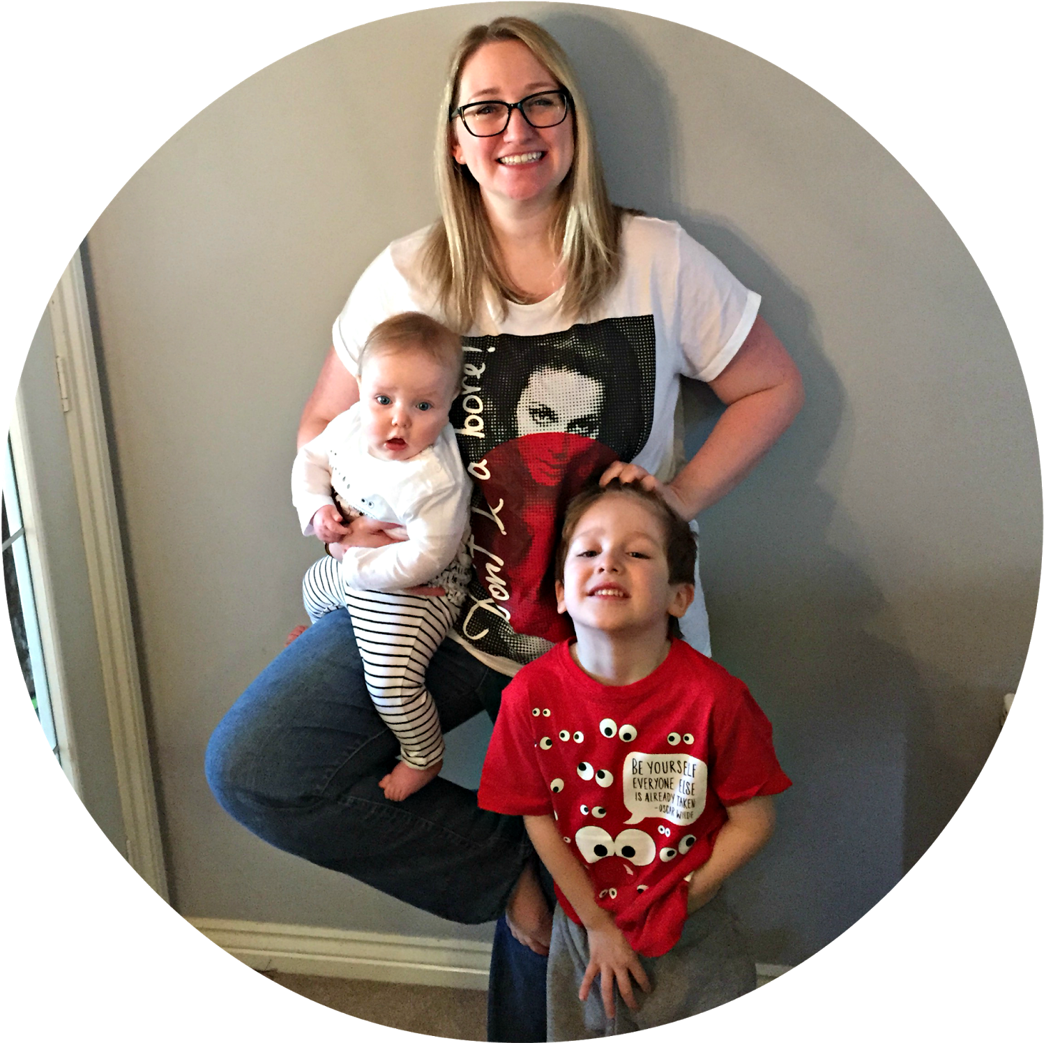 Blondie Boy And His Sister Both Went For The Anya Hindmarch - Family (1600x1600), Png Download
