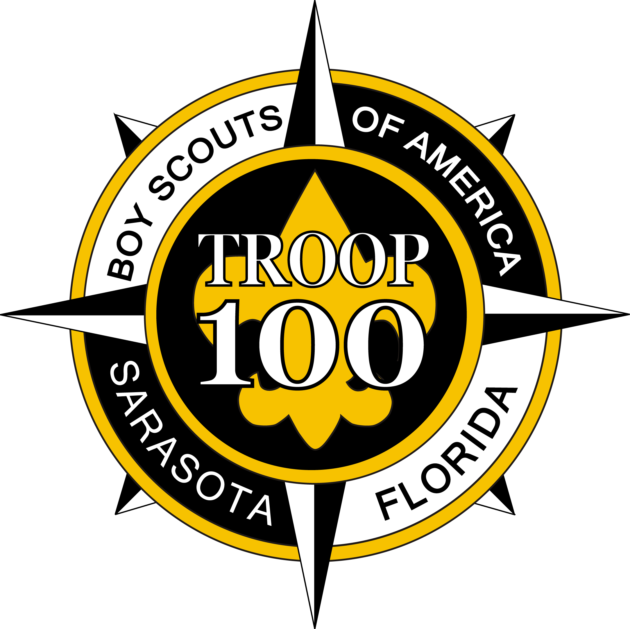 Troop 100 Logo Bsa-logo - Ohio (2168x2165), Png Download