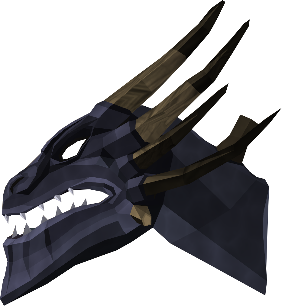 King Black Dragon Head - Black Dragon Head (933x1013), Png Download