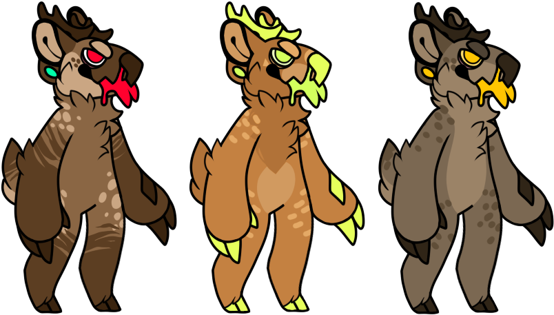 Drool Deer Adoptebles - Cartoon (903x556), Png Download