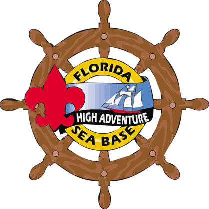 Seaquatics Has Been Training Boy Scouts To Do The High - Ship Wheel Clipart Black And White (419x419), Png Download