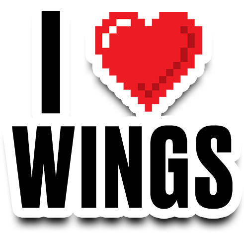 05 I Heart Wings (618x618), Png Download