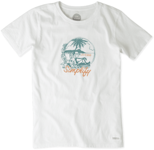 Women's Watercolor Simplify Beach Crusher Tee - モーター T シャツ (500x500), Png Download