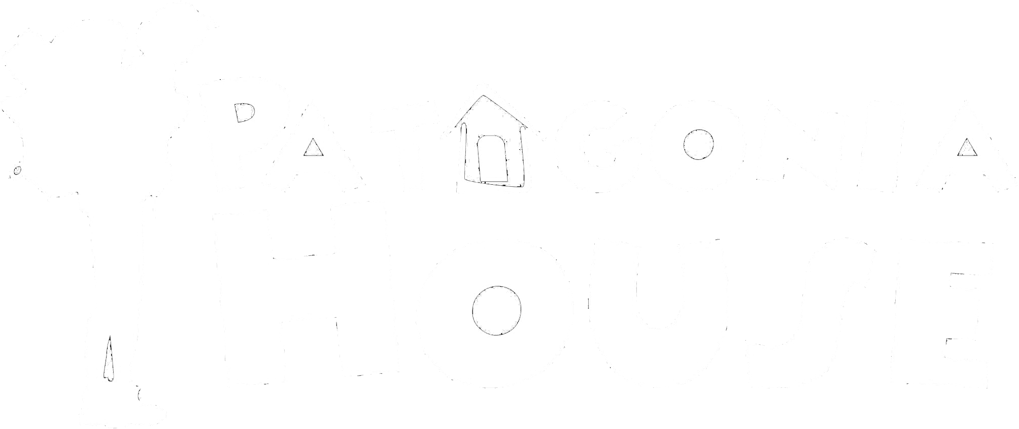 Patagonia House Patagonia House - Illustration (2048x909), Png Download