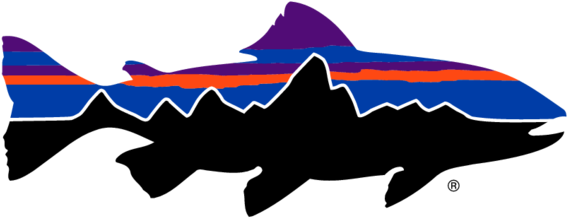 Ai Web Patagonia Fitzroytrout Pms - Patagonia Trout Sticker (776x600), Png Download