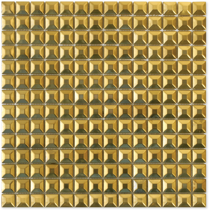 Byzantine Zeno-metal Mosaic - Soli Byzantine 12 X 12 Zeno (sample) Tile & Stone (1000x912), Png Download