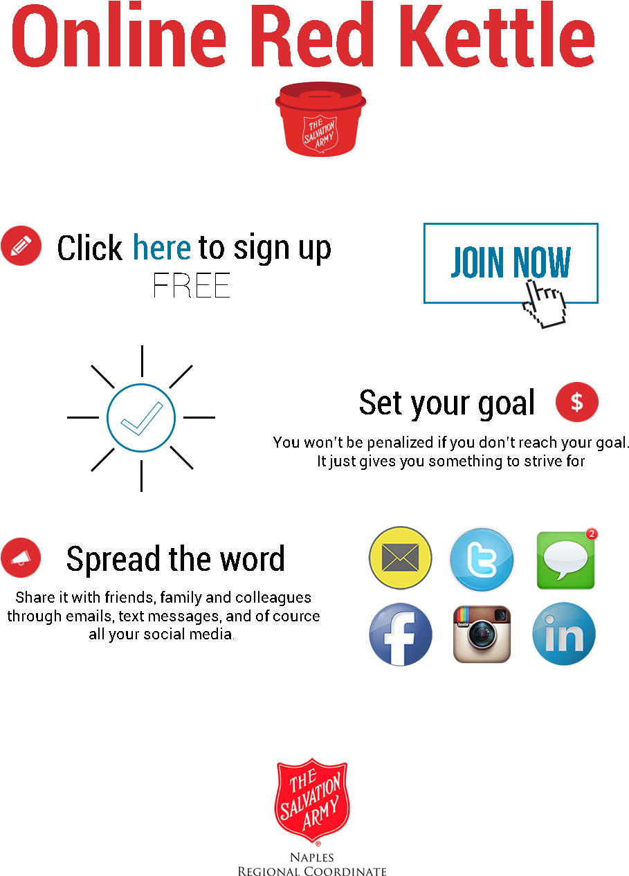 Instructions1 - Salvation Army (950x1300), Png Download