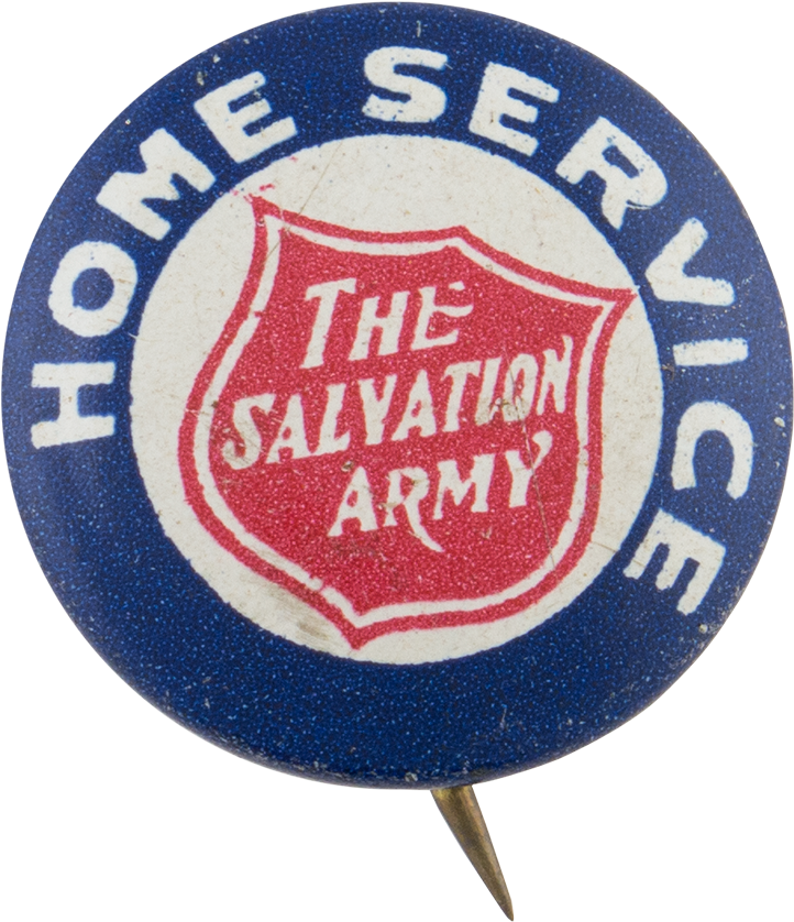 The Salvation Army Home Service - Pin-back Button (1000x1014), Png Download