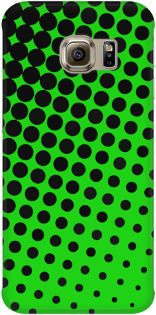 Black And Green Halftone Phone Case - T-shirt (480x480), Png Download