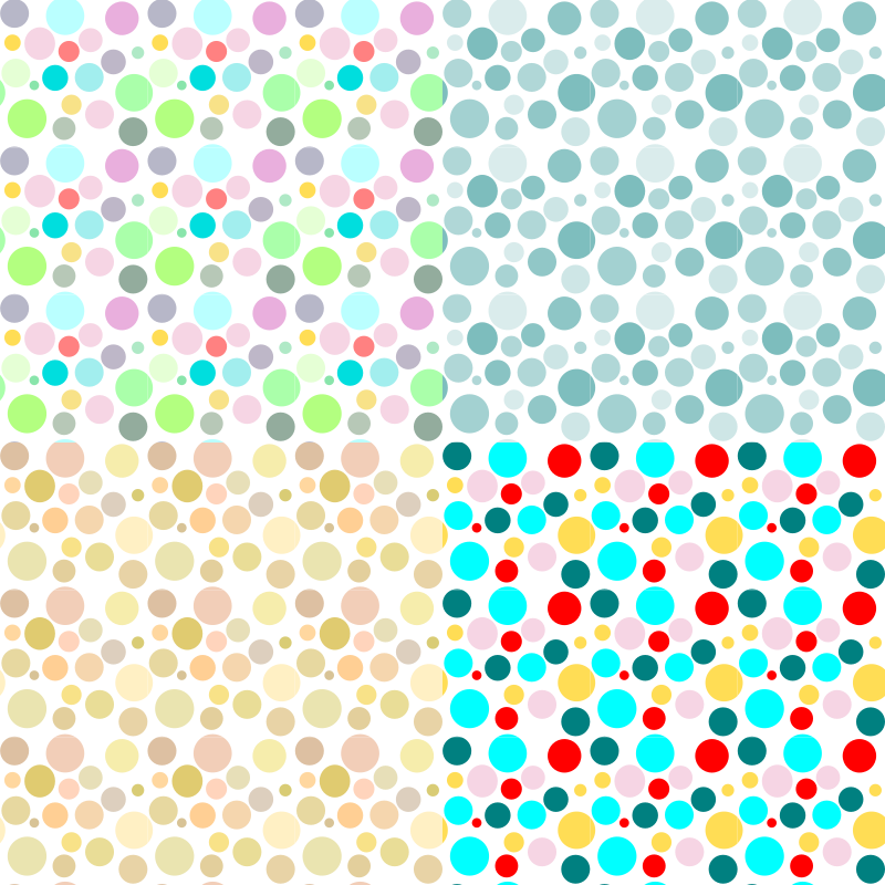 Circle Pattern Png - Four Circle Patterns (800x800), Png Download
