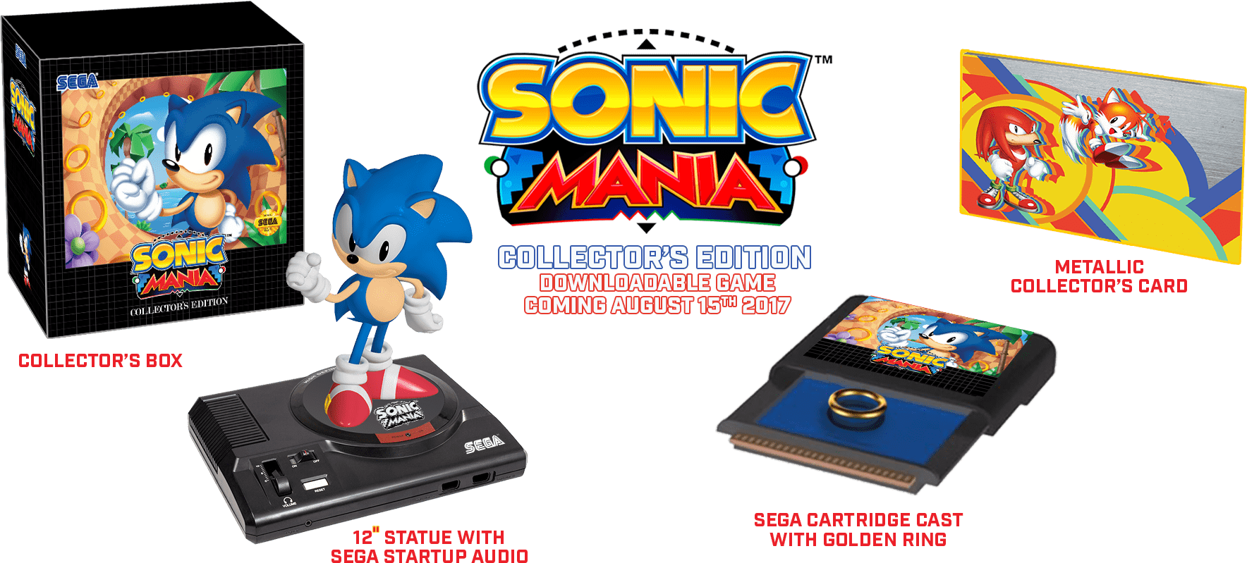 Más Cambios Para Sonic Mania - Sonic Mania Collector Edition (1768x799), Png Download
