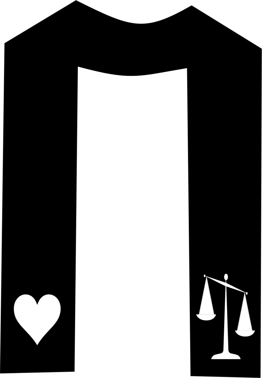 Priest Stole Clipart Computer Icons Clip Art - Stole Clip Art (900x1299), Png Download