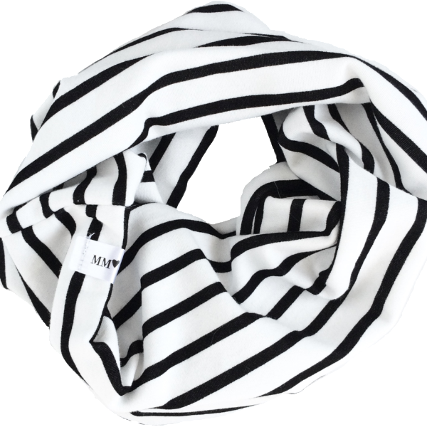 Baby Scarf White Stripes Bonjour Baby Baskets - Scarf (600x600), Png Download