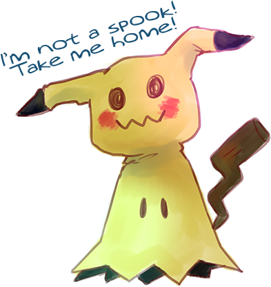 Mimikyu Sticker Original - Thumbnail (500x500), Png Download