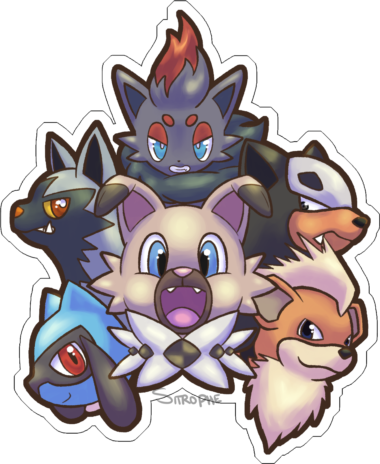 My Favorite Poképuppers - Sticker (1500x2000), Png Download