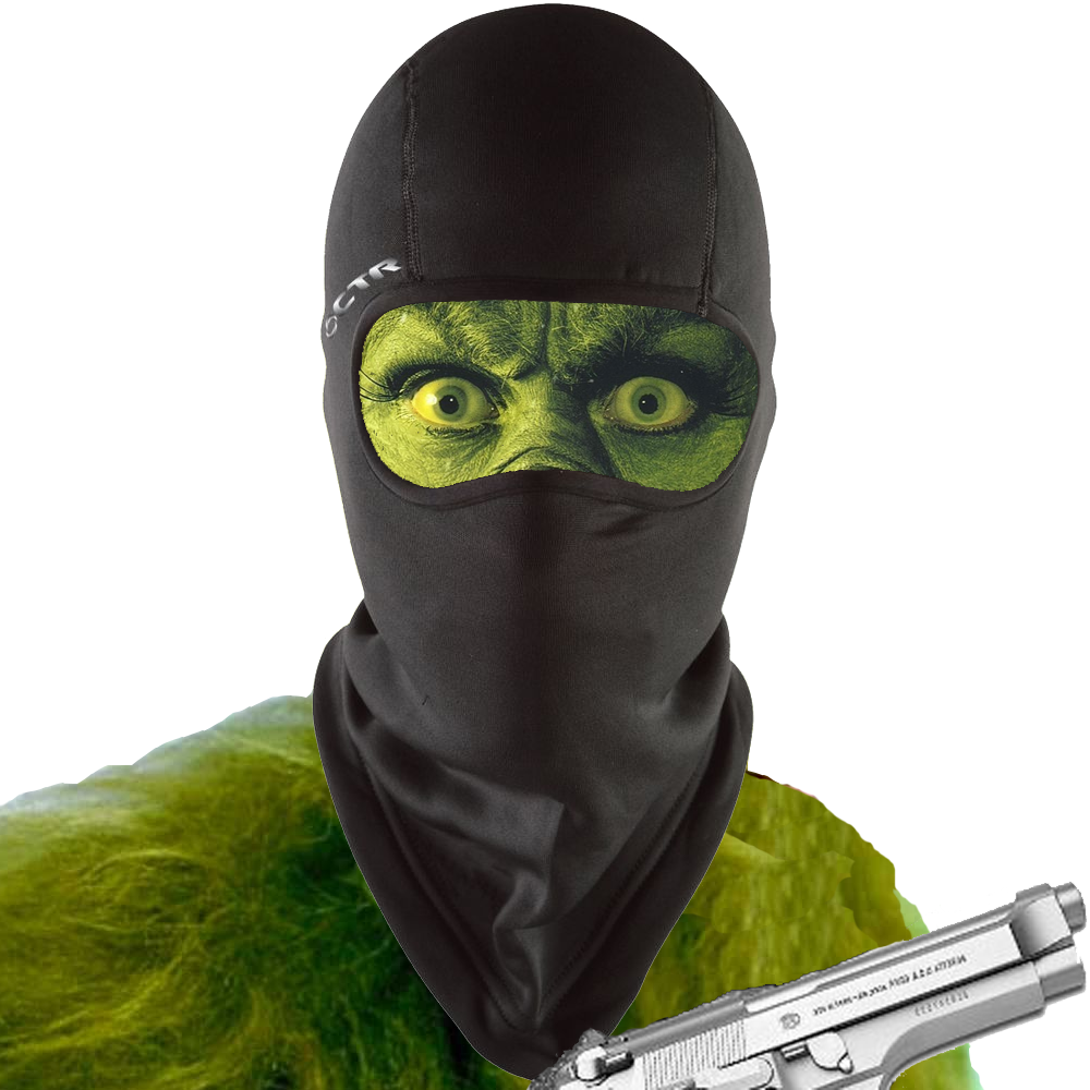 Relax Guys, I'm With The Grinch Gun Gang - Ctr Mistral Unisex Balaclava (1000x1000), Png Download