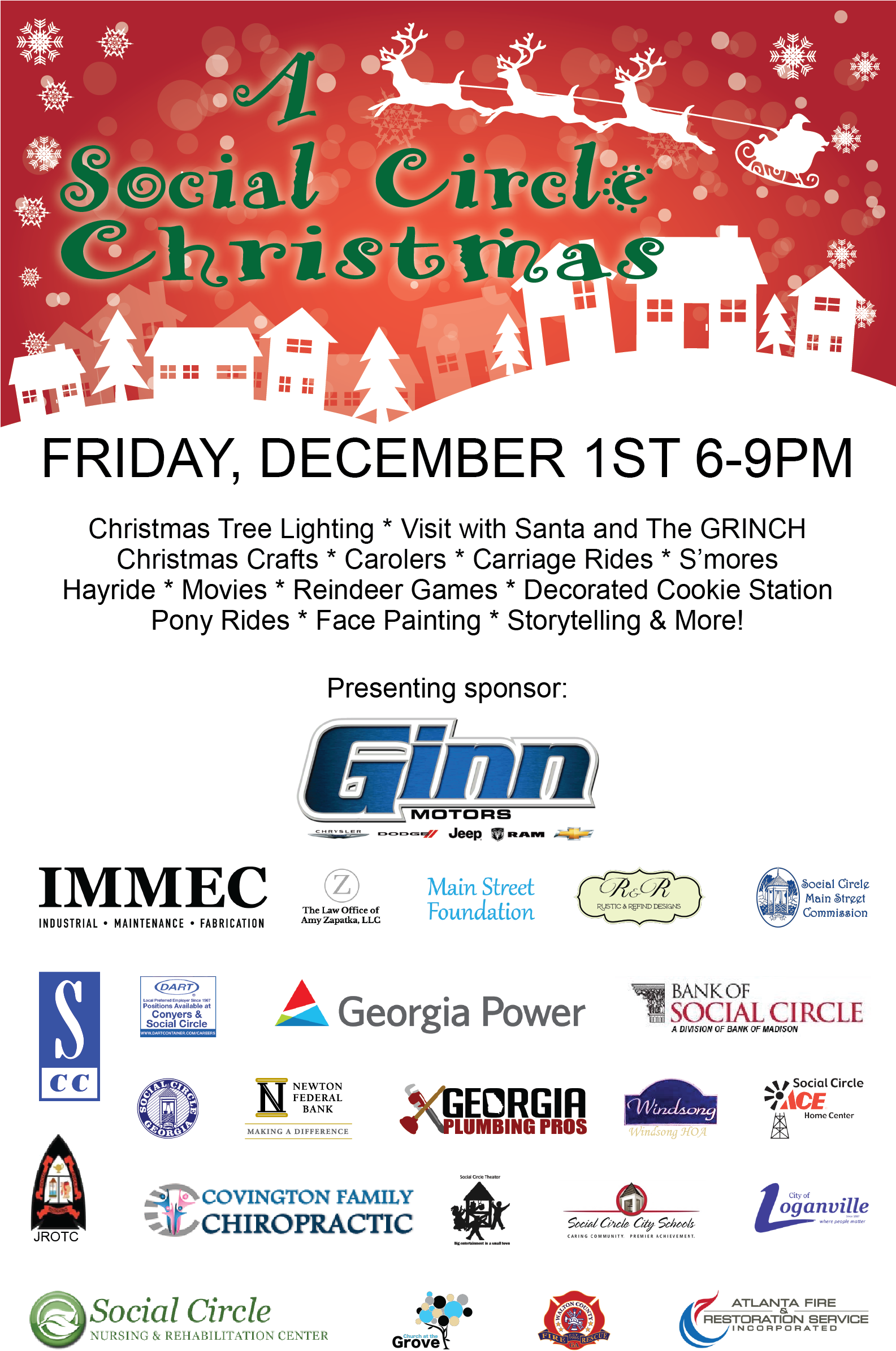 A Social Circle Christmas Flyer - Letters For Santa: Blank Lined Journal To Leave Messages (1584x2448), Png Download