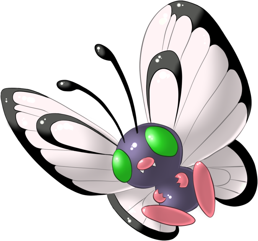 Butterfree Shiny - Pokemon Butterfree Shiny (900x853), Png Download