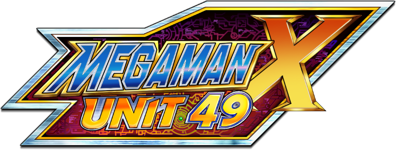Mmux49t1 - Megaman X Unit 49 (816x309), Png Download