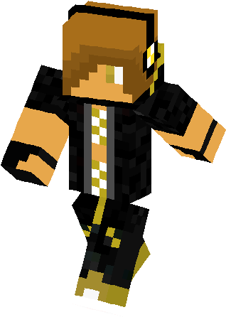 Gold Teen Burrnette Skin - Minecraft (317x453), Png Download