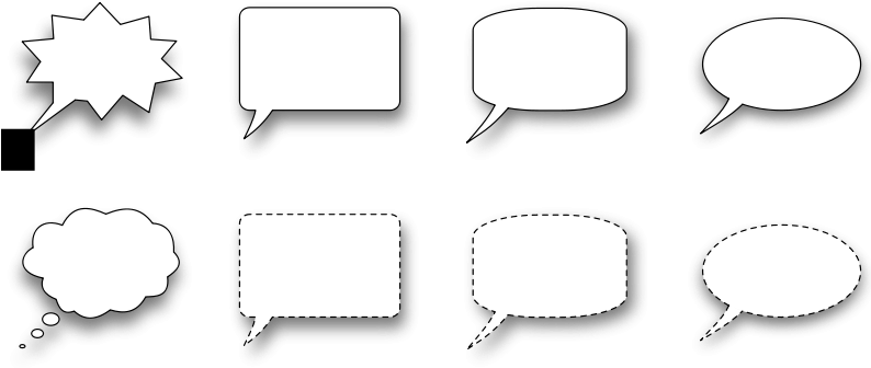 Collection Of Speech Bubble Free Vector - Speech Bubble (800x346), Png Download