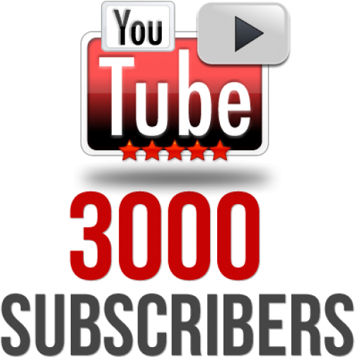 Youtube 500 Subscribers (600x600), Png Download