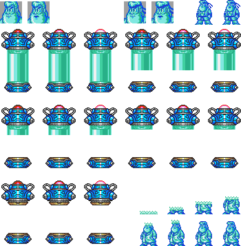 Megamanx - Dr - Light - Megaman X Dr Light Sprites (350x357), Png Download